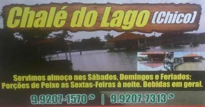 Chale do Lago (Chico) Cerejeiras RO